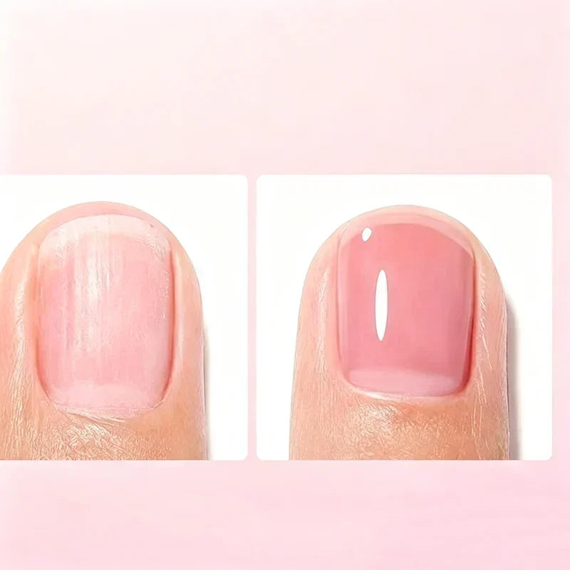 Fortalecedor de uñas color lila con acabado de espejo brillante gratis