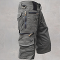 Short multifonctionnel de sport et de plein air pour homme - 8 poches, coton résistant, réglable