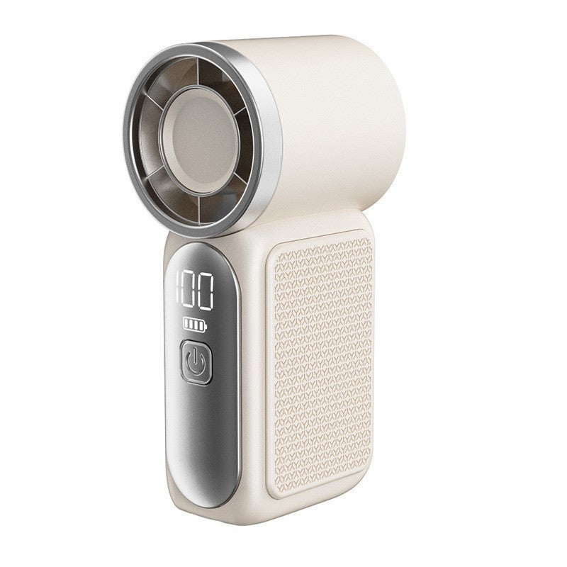 Ventilatore portatile turbo gratuito - display LED, 6 velocità, 3000mAh