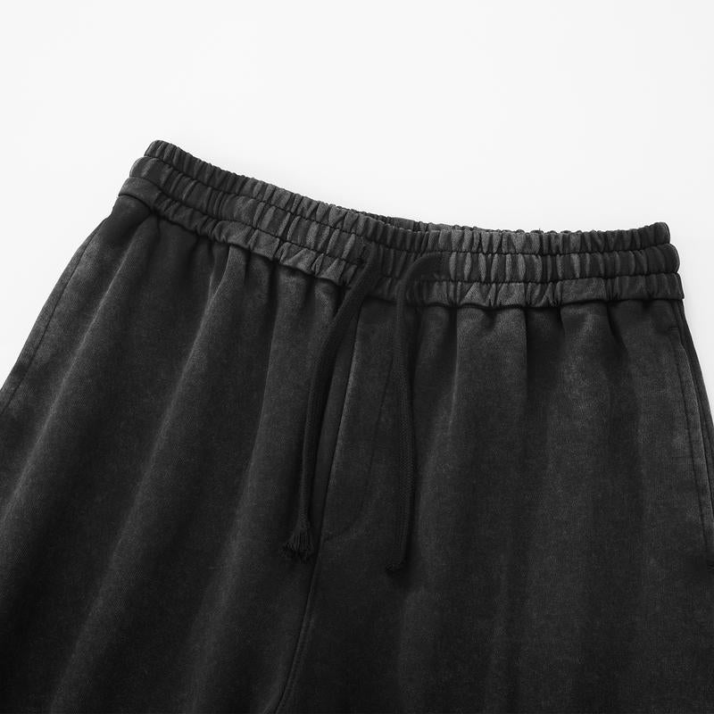 Pantaloni della tuta da uomo in cotone effetto délavé - vestibilità comoda