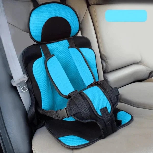 Portable Child Protection Car Seat ¨C Lightweight 0.4kg, foldable & breathable mesh. 5©\point safety harness for 0©\12 years ¨C stress©\free tra