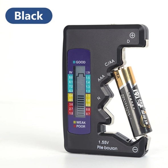 Free Portable Digital Battery Tester©\Universal Checker for All©\Size Household Batteries