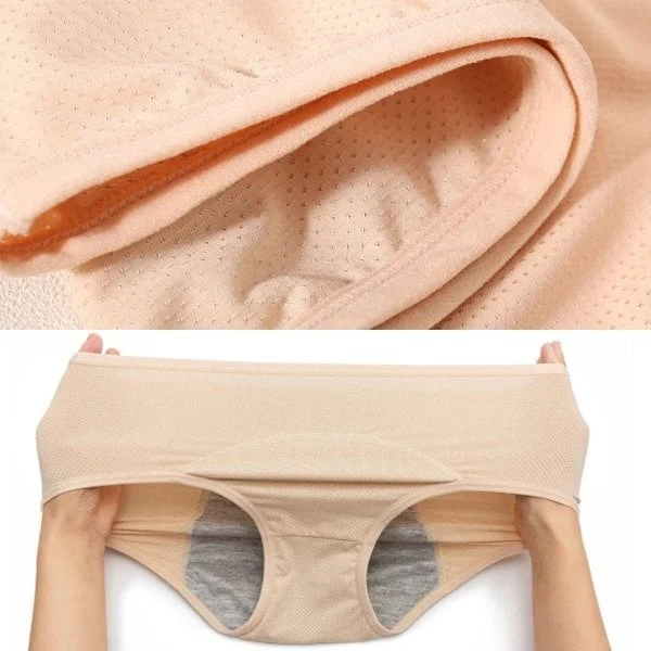 Ropa interior de cintura alta y antifugas gratis - Protección fiable contra fugas y cintura alta cómoda