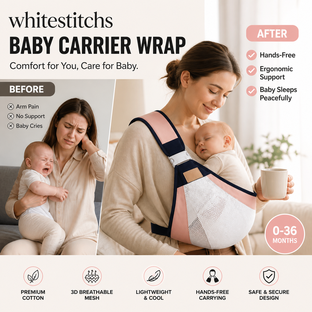 4-in-1 ademende draagzak voor baby's van 0-36 maanden, voor, achter, naar binnen en naar buiten gericht