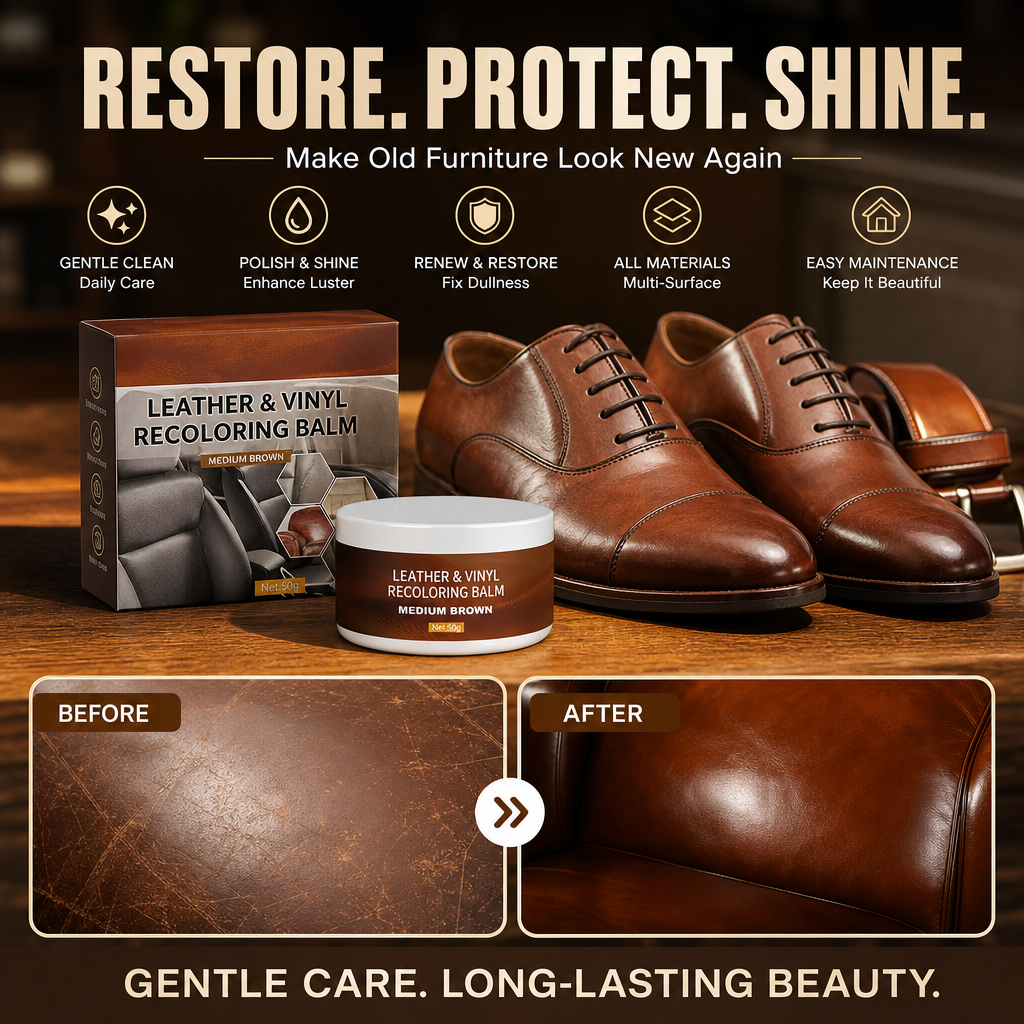Free Leather Repair Paste for Sofas, Car Seats & Furniture