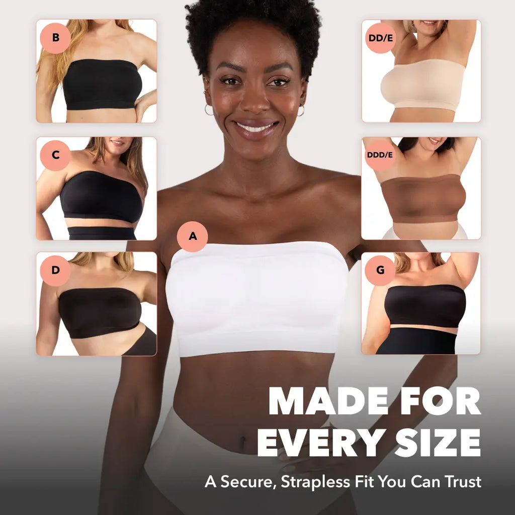 Omvormbare bandeau-bh zonder bandjes