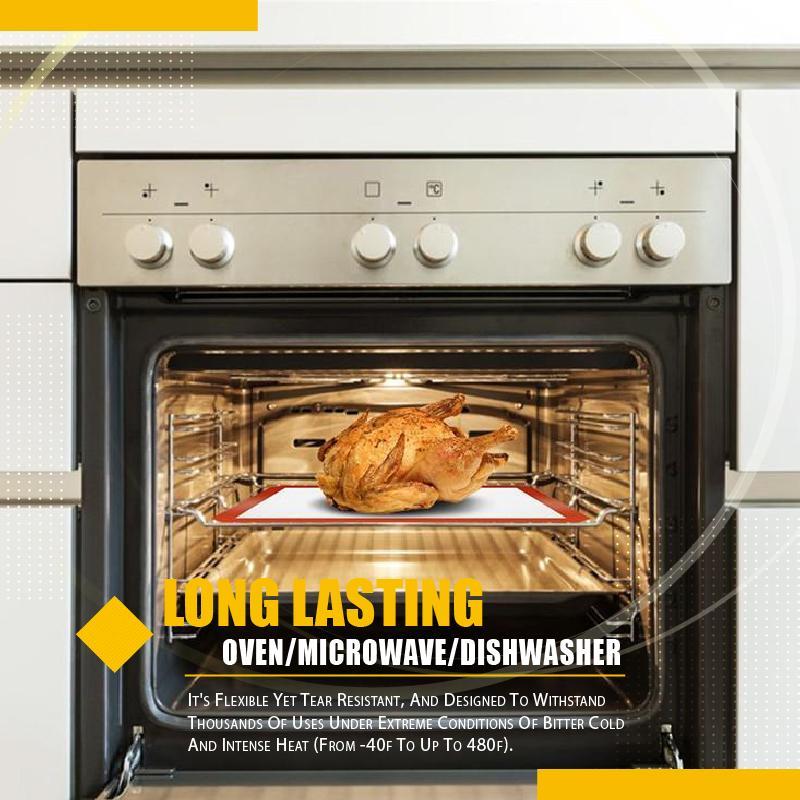 Tappetino gratuito in silicone per la cottura al forno