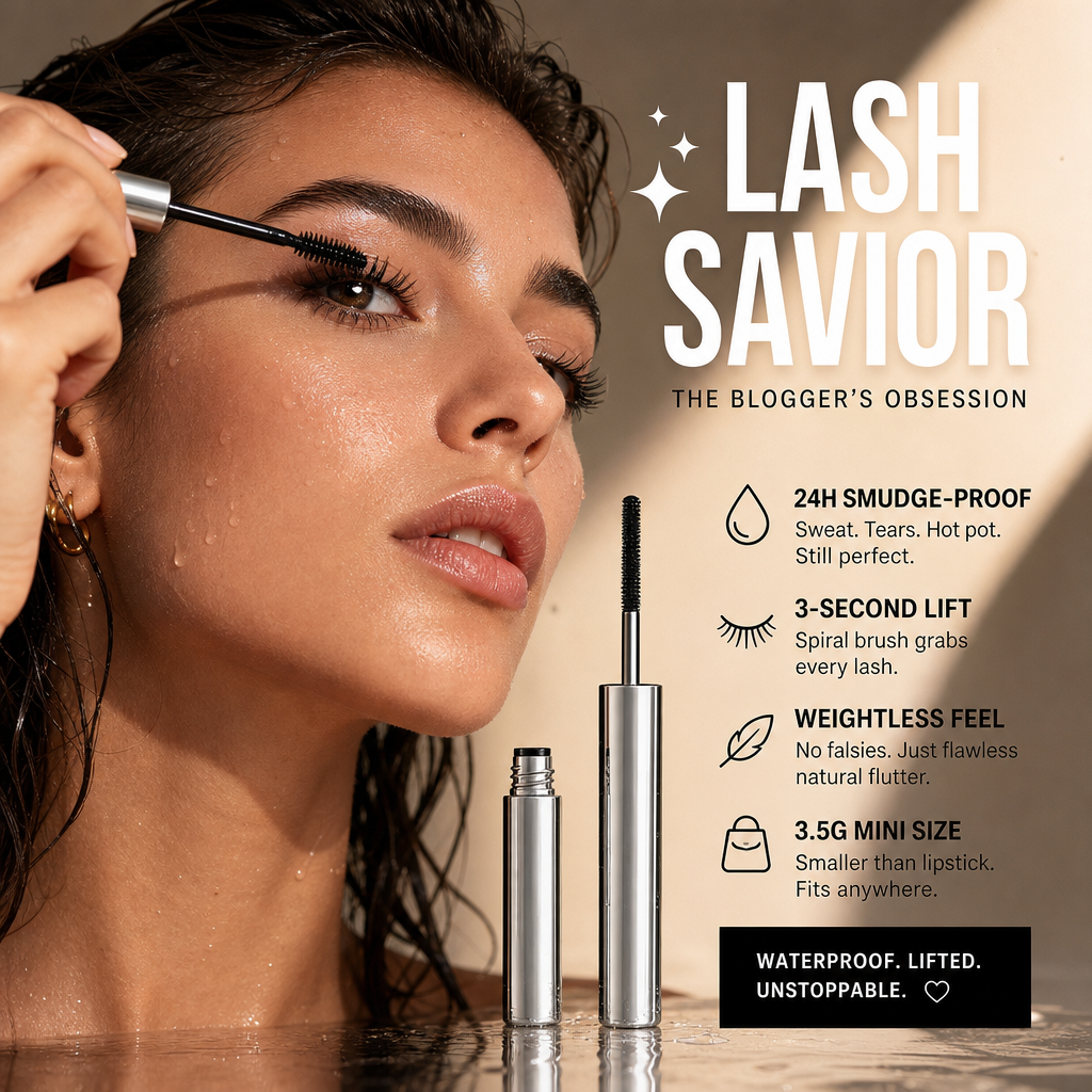 Free Waterproof Curling & Lengthening Mascara