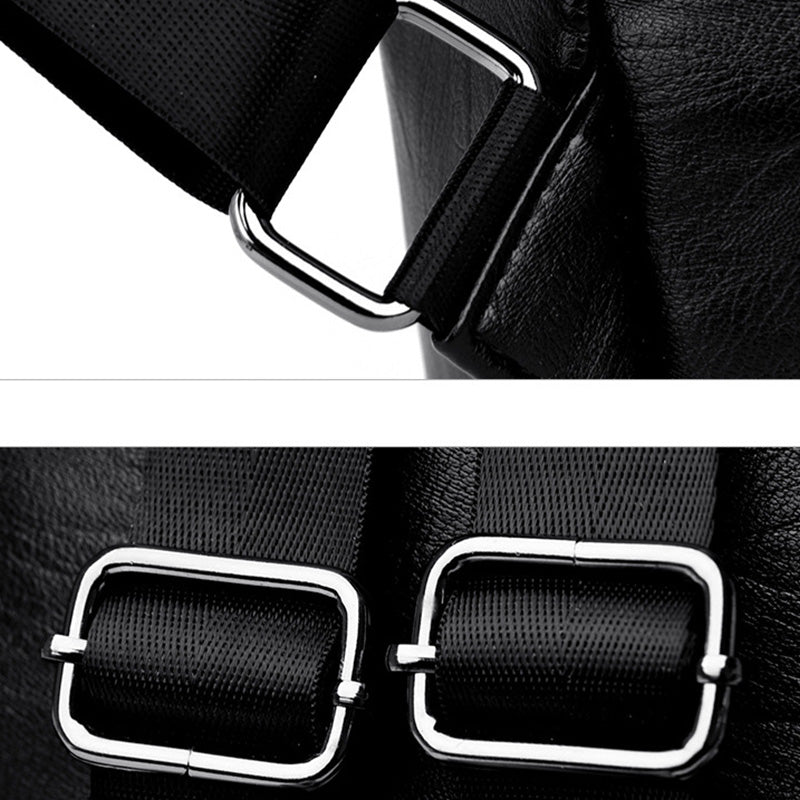 Mochila grande para mujer - elegante, de cuero PU y fácil de usar