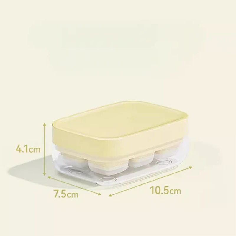 Gratis mini-ijsklontjesvorm ¨C 6 vakjes, snel los te maken en voedselveilig