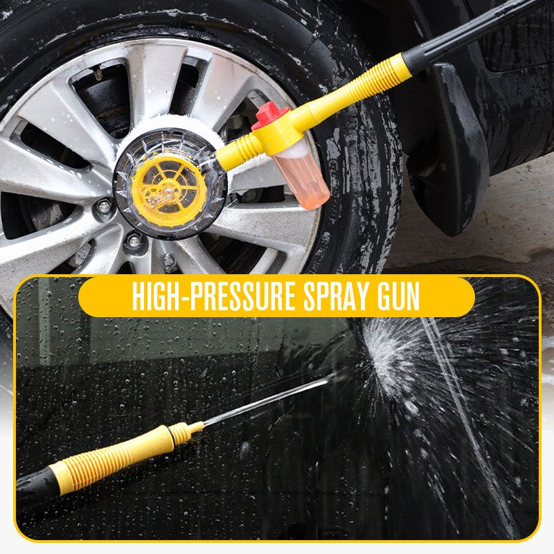 Brosse de lavage pour voiture rétractable à rotation automatique