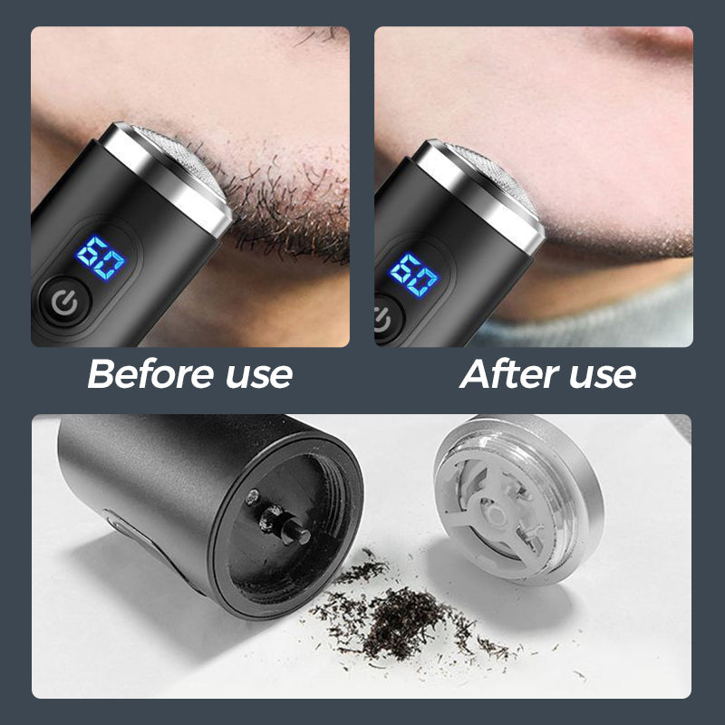Rasoir rechargeable mini-portable 2026 avec affichage numérique