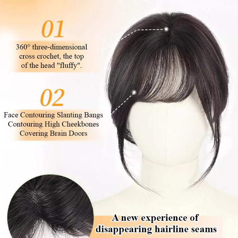 Seamless Clip-on French Bangs Wig( )