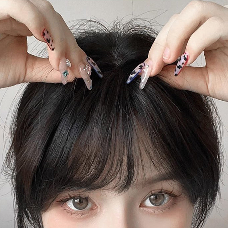 Seamless Clip-on French Bangs Wig( )