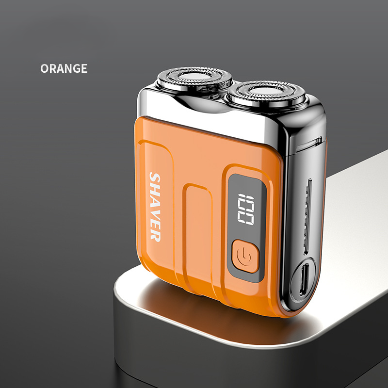 Draagbaar mini-elektrisch scheerapparaat voor heren - compact en oplaadbaar