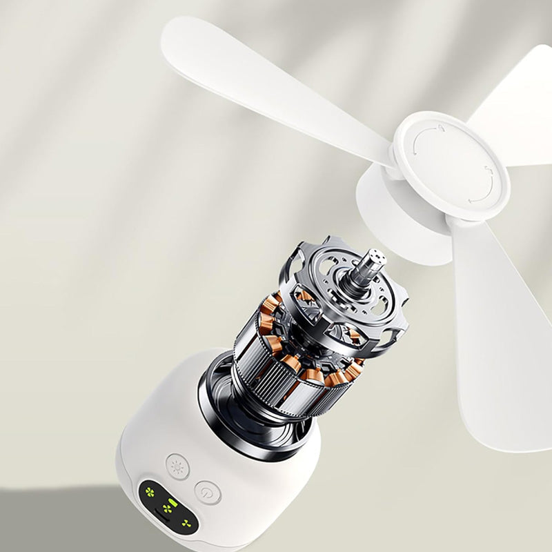 Summer Rechargeable Ceiling Fan with LED Lights