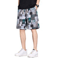 Short casual da uomo con blocchi di colore