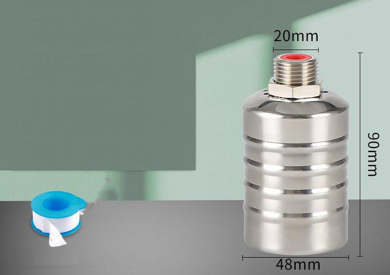 Válvula de flotador de control del nivel de agua de acero inoxidable 304 de 2026