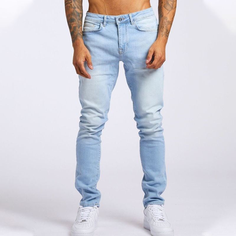 Vaqueros favoritos de los profesionales para hombre, muy elásticos - denim - transpirables