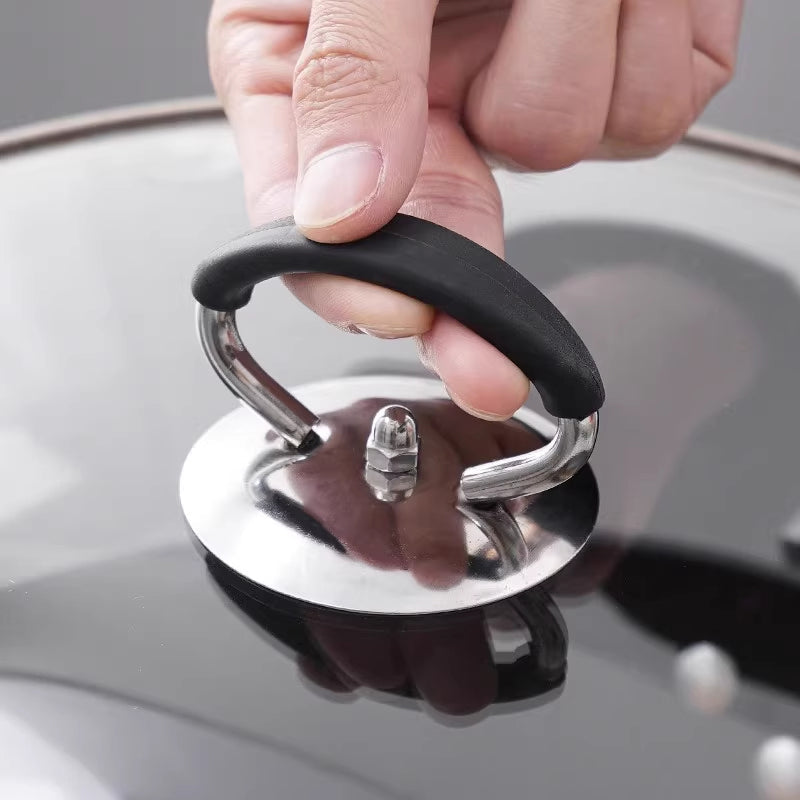 Manopola sostitutiva gratuita per coperchi di pentole in silicone, antiscottatura - sicura e pratica