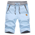 Herenshorts met kleurvlakken en trekkoord