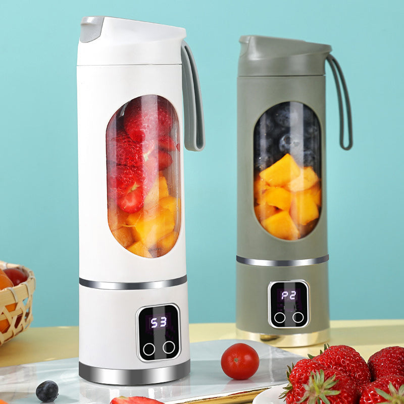 Frullatore-estrattore portatile digitale multimodalità con display LED intelligente, a prova di perdite, per viaggi e ufficio