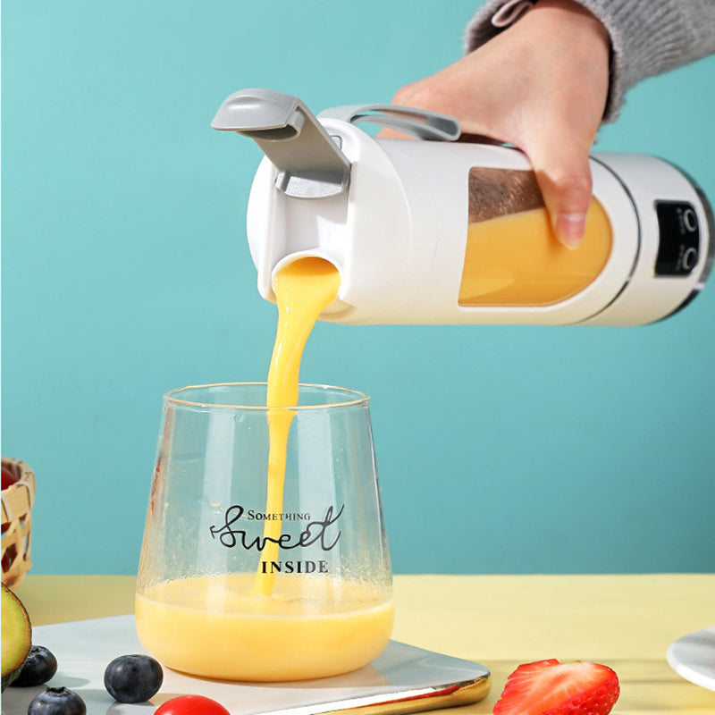 Frullatore-estrattore portatile digitale multimodalità con display LED intelligente, a prova di perdite, per viaggi e ufficio