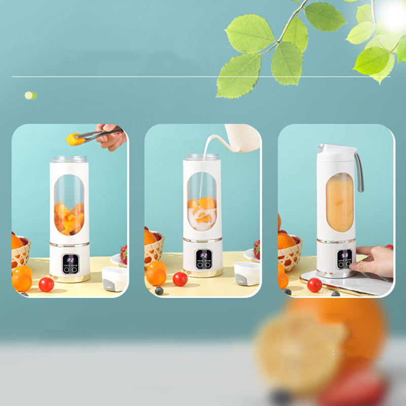 Frullatore-estrattore portatile digitale multimodalità con display LED intelligente, a prova di perdite, per viaggi e ufficio