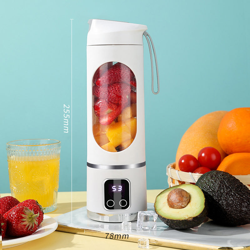 Frullatore-estrattore portatile digitale multimodalità con display LED intelligente, a prova di perdite, per viaggi e ufficio