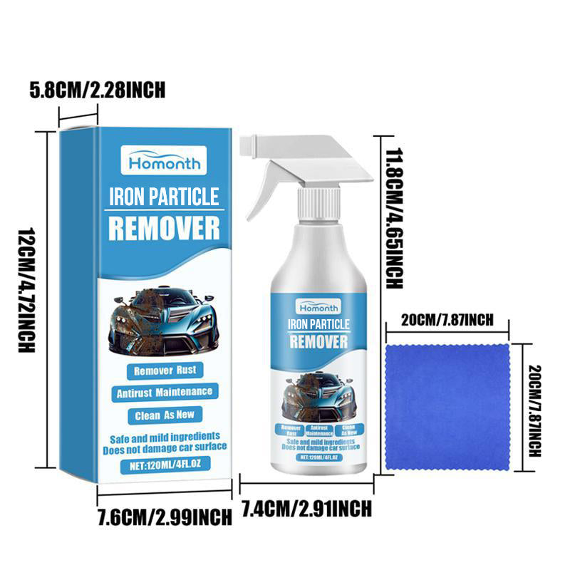 Spray quitamanchas de óxido para coches gratis