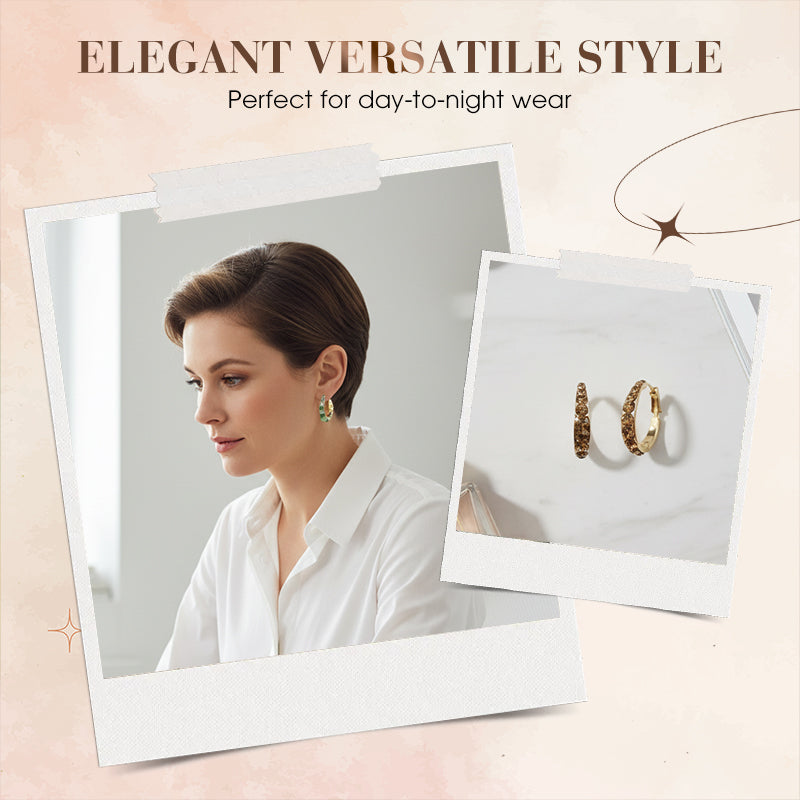 Pendientes ligeros, versátiles y brillantes para mujer gratis