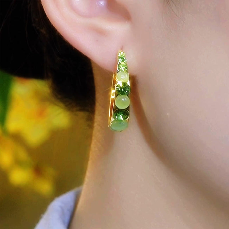 Pendientes ligeros, versátiles y brillantes para mujer gratis