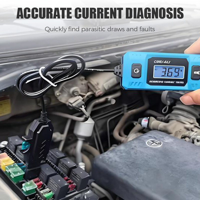 Tester di corrente per auto ¨C individua rapidamente le dispersioni elettriche ¨C plug & play, senza cablaggi né congetture