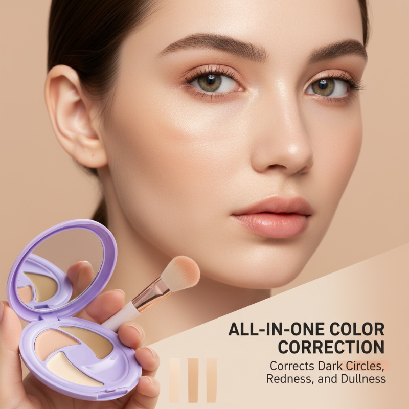 3-in-1 Color Correcting Concealer Palette