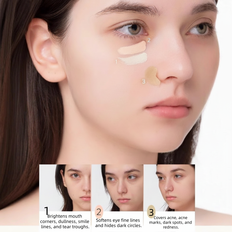 3-in-1 Color Correcting Concealer Palette
