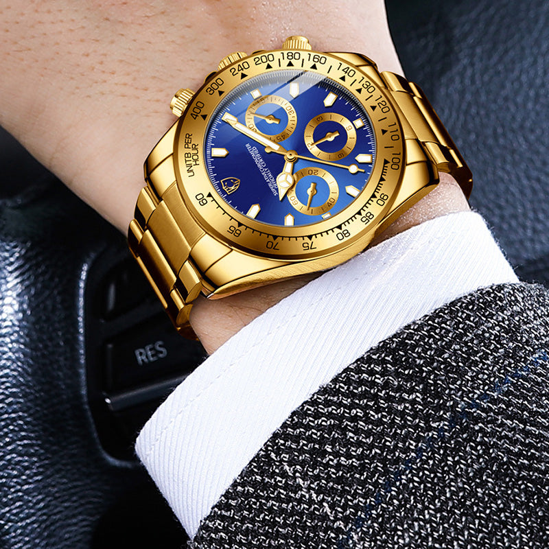Reloj de cuarzo para hombre, de negocios e informal