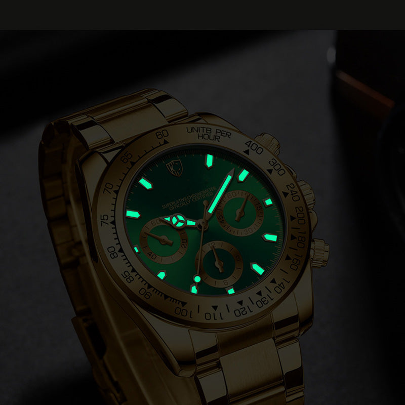 Reloj de cuarzo para hombre, de negocios e informal