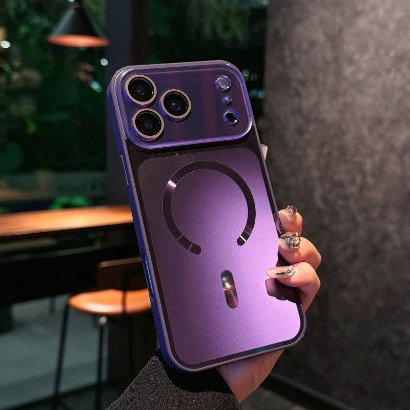 Cover magnetica opaca con protezione per la fotocamera | Antiscivolo e protezione perfetta - Elegante e funzionale