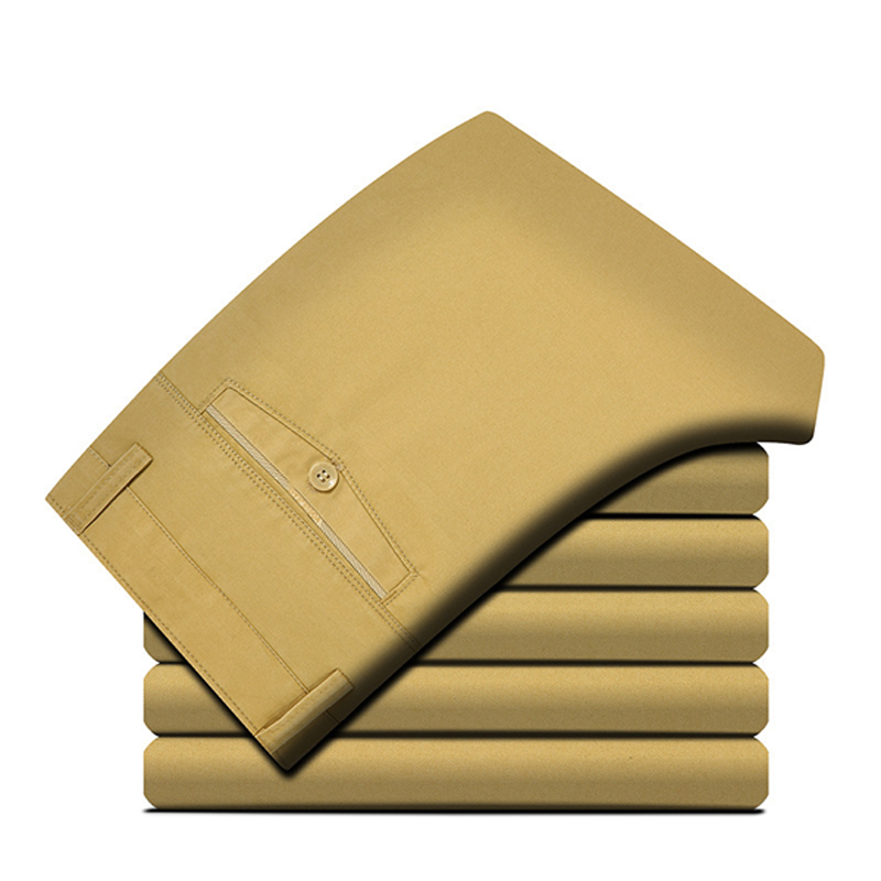 Pantalones informales de corte recto para hombre que realzan integralmente tu imagen personal