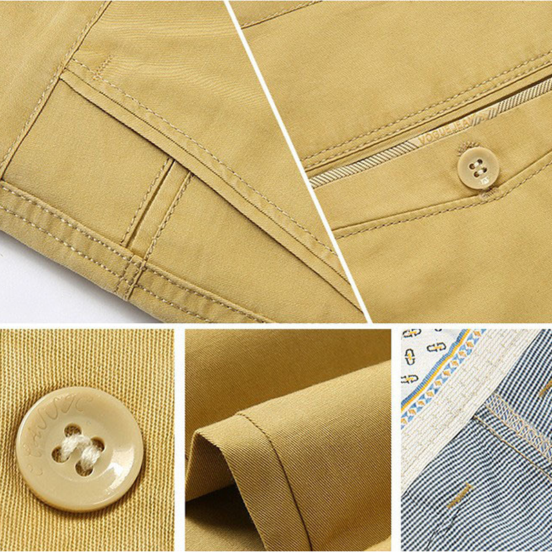Pantalones informales de corte recto para hombre que realzan integralmente tu imagen personal
