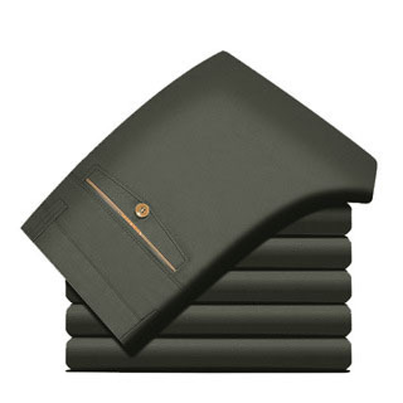 Pantalones informales de corte recto para hombre que realzan integralmente tu imagen personal
