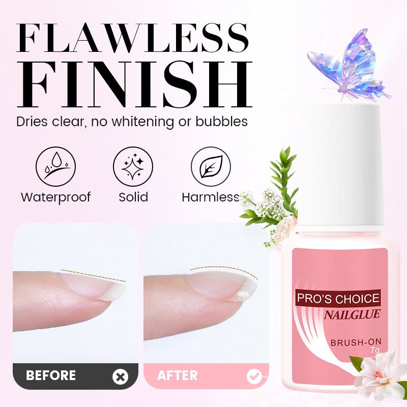 Free Nail Glue With Brush Applicator
