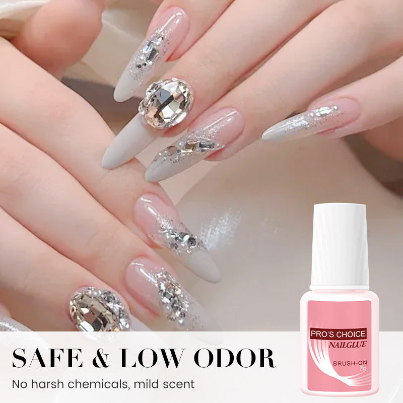 Free Nail Glue With Brush Applicator