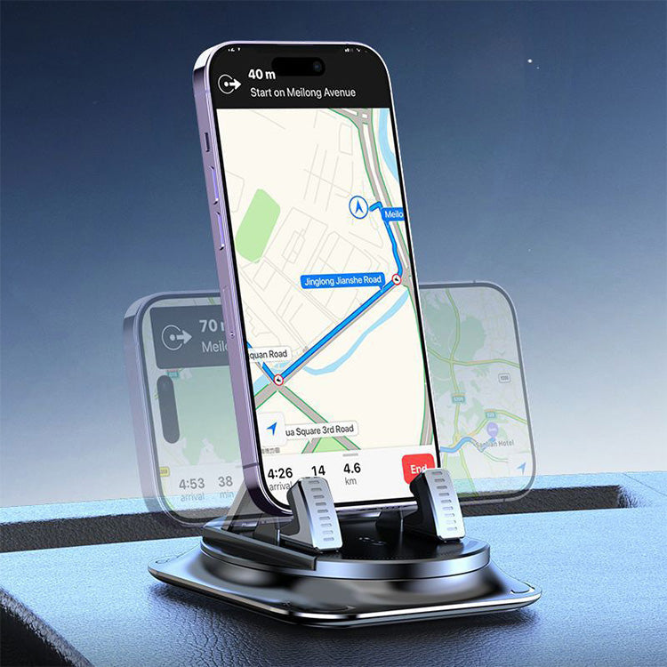 Supporto per telefono da auto con ventosa antiscivolo ¨C regolabile a 360¡ã e anti-vibrazione