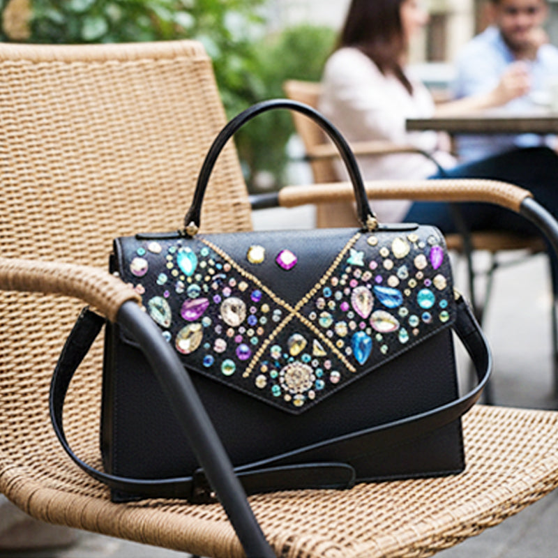 Strass di cristallo con retro piatto e effetto brillante per il fai da te
