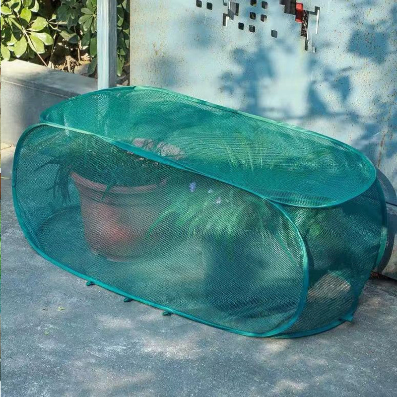 NOW Foldable Pop-Up Plant Mesh Cover ¨C Protects Plants, Breathable Design & Easy Setup
