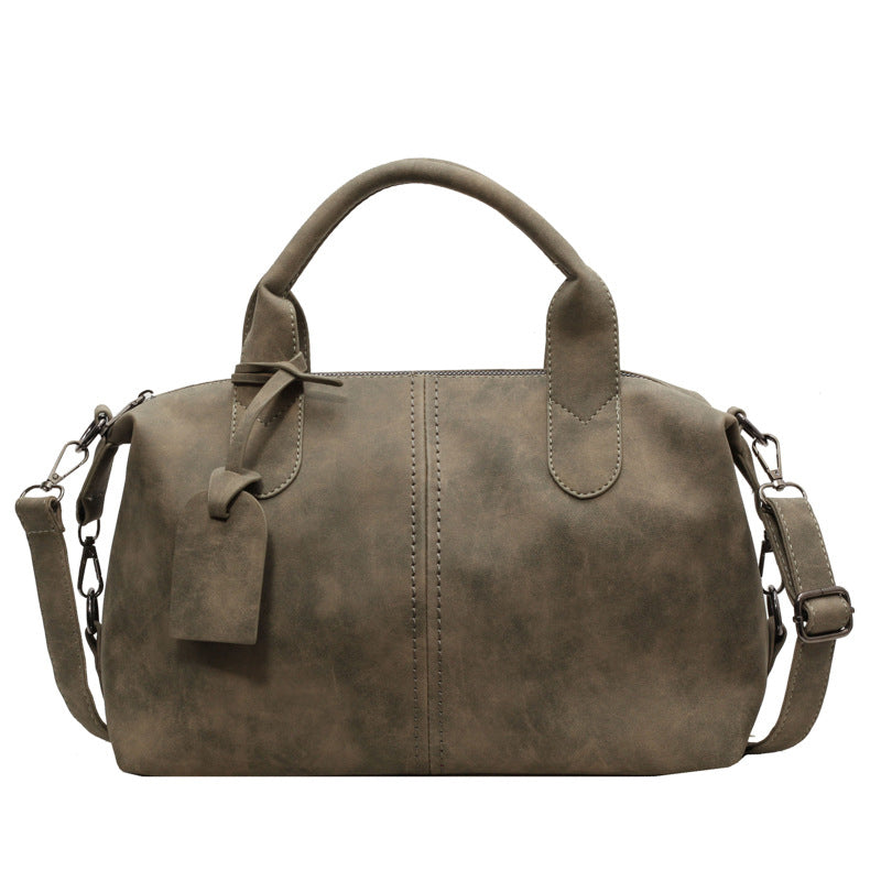 Bolso de mano grande para mujer, suave y con asas superiores