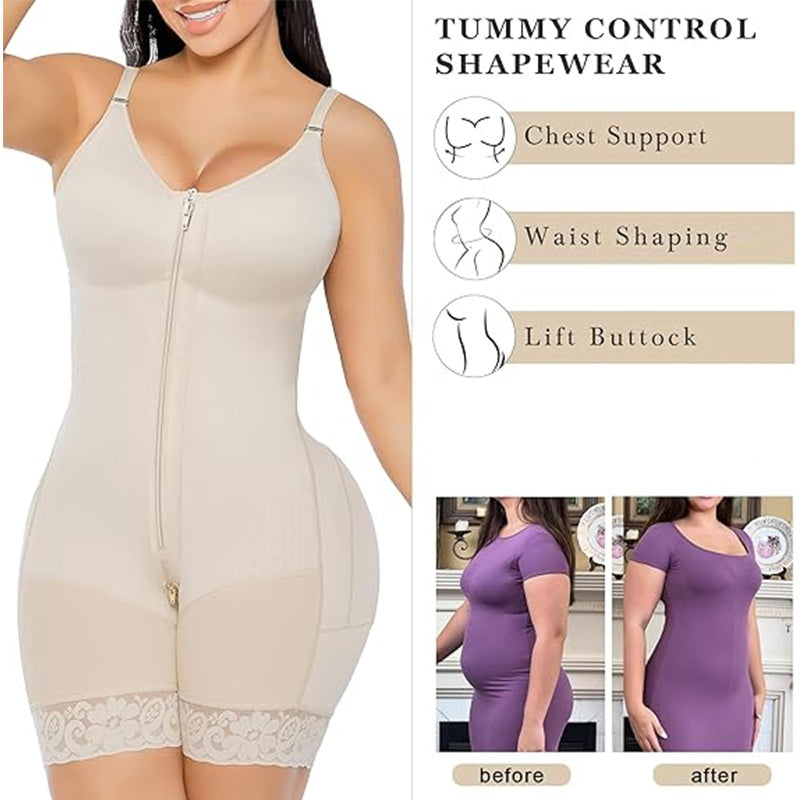 Body moldeador para mujer con control de abdomen y realce de glúteos