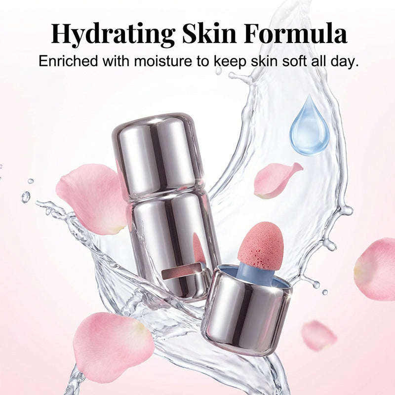 Langhoudende vloeibare blushstick met natuurlijke finish