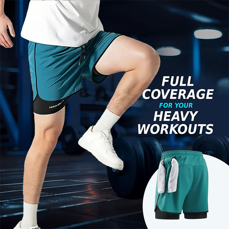 Pantaloncini sportivi da uomo ad asciugatura rapida